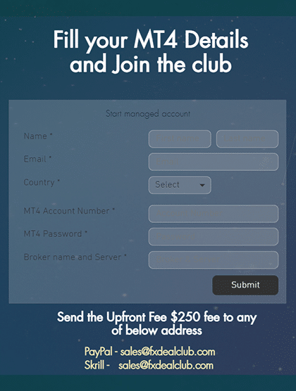 FX Deal Club Review start form