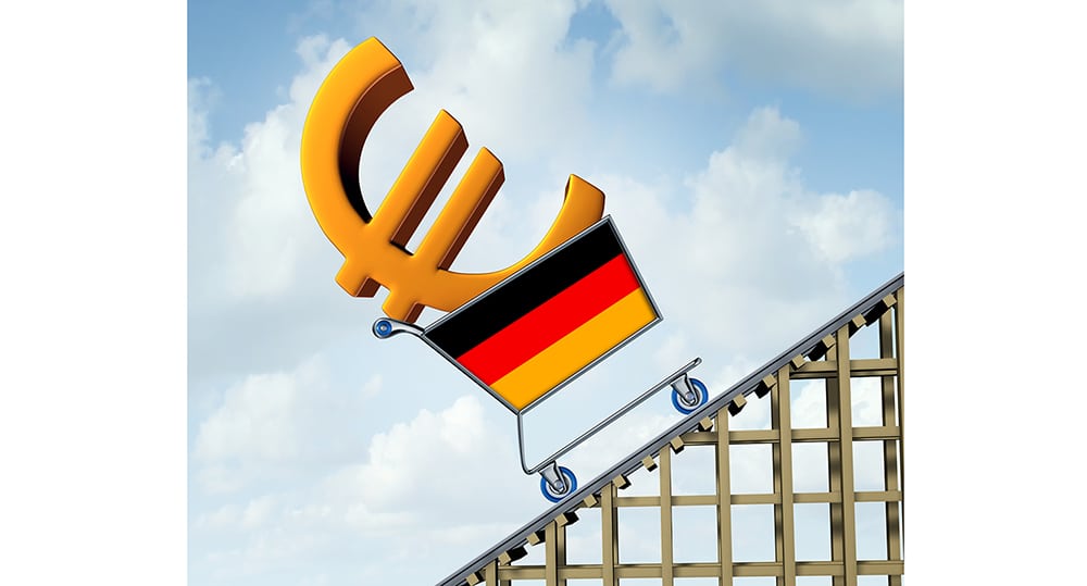 German Euro in a booming Germany economy