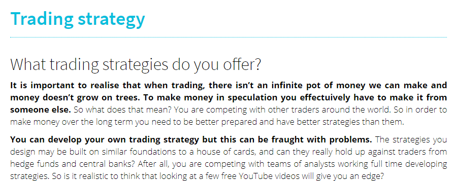 Trend Signal trading strategy explanations