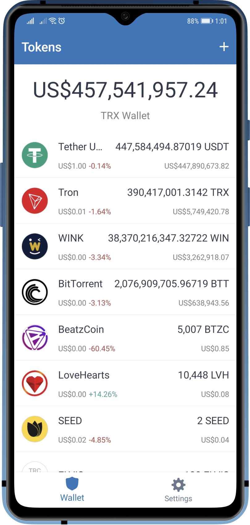 Tokens in the app