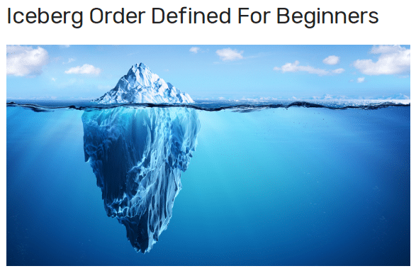 The iceberg concept