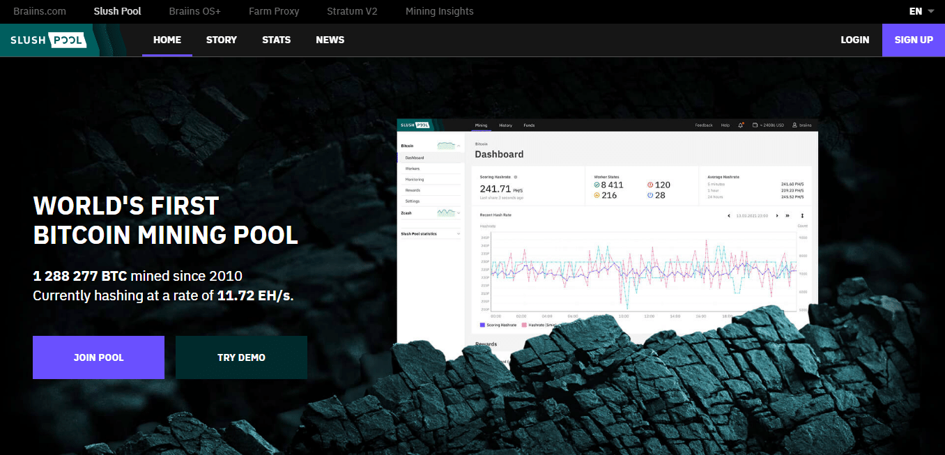 ShushPool homepage