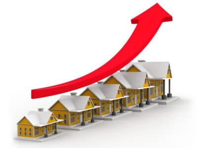 Growth in real estate shown on graph