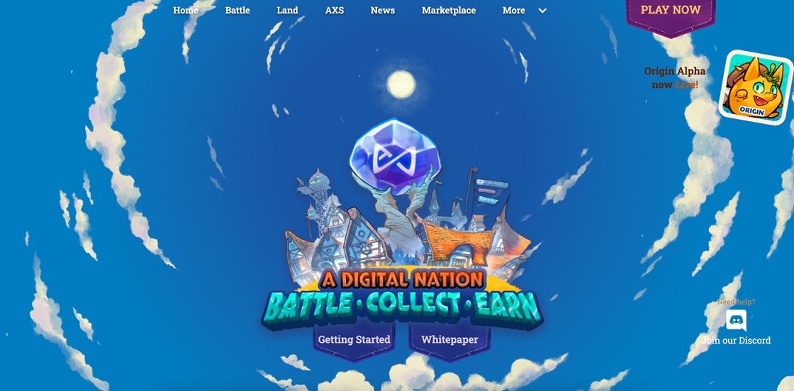 Axie Infinity crypto game